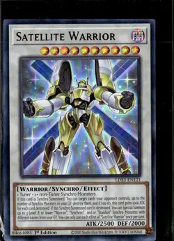 Yu-Gi-Oh! Satellite Warrior (RED) LDS3-EN121 1st Edition Holo - Image 1