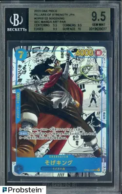 2023 One Piece Pillars of The Strength OP03122 Sogeking Sec Manga BGS 9.5 GEM - Image 1