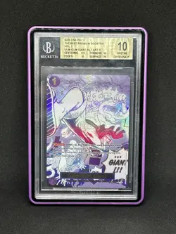 Gum-Gum Giant One Piece OP09-078 English Beckett Graded Pristine 10 - Image 1