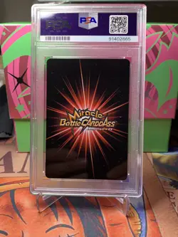 Miracle Battle carddass One Piece OP16 #32 Captain Kid SR Cracked Ice PSA 10 - Image 2