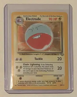 Pokemon TCG Electrode #2/64 Holo Jungle Card 1999 Vintage - Image 1