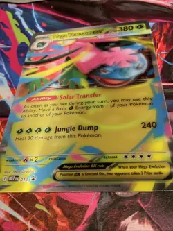 Pokemon TCG Mega Venusaur ex JUMBO MEP013 013 Lenticular Promo Card NM/M - Image 2