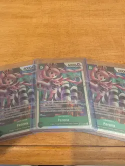 One Piece Perona OP14-033 SR English Lot of 3 Cards - Image 1