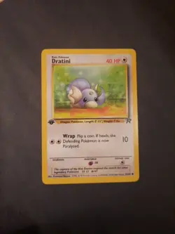 Dratini 53/82 -1st Edition- Team Rocket Pokemon Card. - Image 1