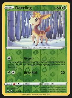 SWSH06: Chilling Reign Deerling #011/198 Reverse Holo Pokemon Card - Image 1