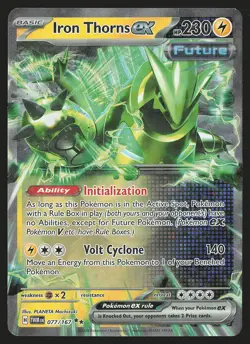 SV06: Twilight Masquerade Iron Thorns ex #077/167 Pokemon Card - Image 1