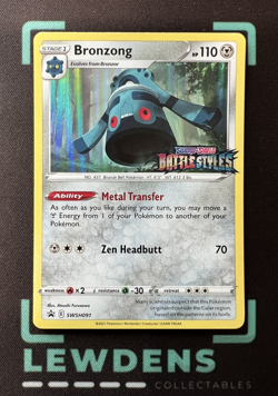 Bronzong - SWSH091 - Battle Styles Stamp - SWSH Black Star Promo - Pokemon Card - Image 1