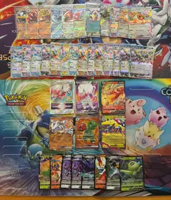 Pokemon Card Lot Full Art Alt Art Fire Umbreon Eevee 39 Cards - Image 1