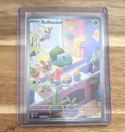 Pokemon Bulbasaur 143/142 Illustration Rare SV07 Stellar Crown Card 2024 - Image 3