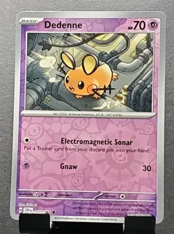 Pokemon 087/191 DEDENNE Reverse Holo Surging Sparks Pokemon card NM/MT - Image 1