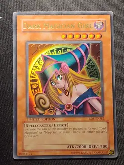 Dark Magician Girl Yu-Gi-Oh Limited Edition RDS-ENSE2 Ultra Rare Card Played MP - Image 1