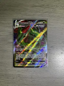 Pokemon Rayquaza VMAX Holo Ultra Rare Card Evolving Skies 111/203SWSH07 - Image 1