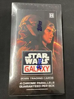 2025 Topps Star Wars Galaxy SEALED Hobby Box Four Numbered Cards per Box - Image 1