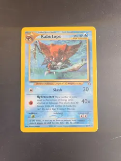 Kabutops 25/75 Neo Discovery Pokemon Card 1999 - LP - Image 1