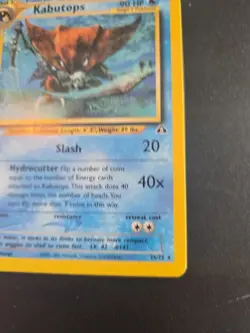 Kabutops 25/75 Neo Discovery Pokemon Card 1999 - LP - Image 3