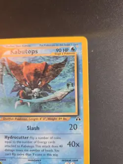 Kabutops 25/75 Neo Discovery Pokemon Card 1999 - LP - Image 4