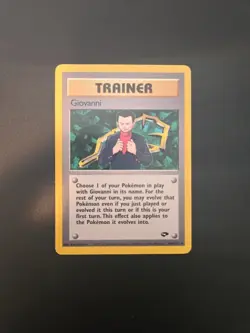 Pokemon Card - Giovanni Gym Challenge 104/132 Non Holo Rare NM - Image 1