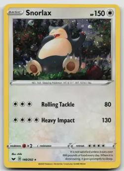 Pokemon Card Snorlax - (Cosmos Holo) Promo Blister Exclusives 140/202 - Image 1