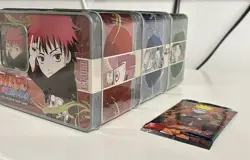 Lot of 4 Items Naruto CCG Chibi Tins 1, 2, and 3 and Sage’s Legacy Card Pack - Image 1
