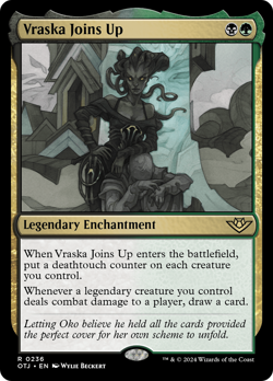 Vraska Joins Up 236 | Near Mint | OTJ Outlaws of Thunder Junction Magic MTG - Image 1
