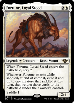 Fortune, Loyal Steed 12 | Near Mint | OTJ Outlaws of Thunder Junction Magic MTG - Image 1