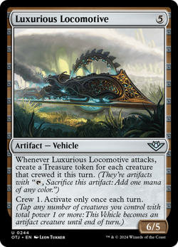 Luxurious Locomotive 244 | NM ◆FOIL◆ | OTJ Outlaws of Thunder Junction Magic MTG - Image 1