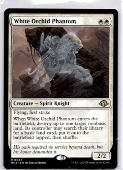 White Orchid Phantom Modern Horizons 3 Regular - Image 1