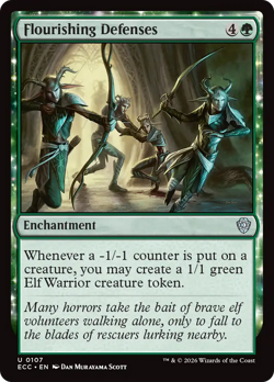 Flourishing Defenses 107 | NM Near Mint | ECC Lorwyn Eclipsed Magic MTG - Image 1