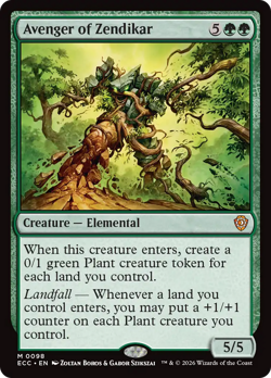 Avenger of Zendikar 98 | NM Near Mint | ECC Lorwyn Eclipsed Commander Magic MTG - Image 1