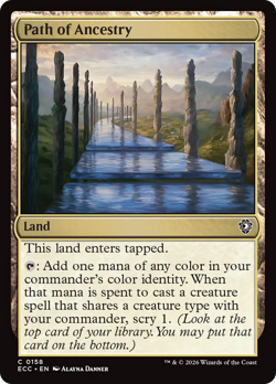 Path of Ancestry 158 | NM Near Mint | ECC Lorwyn Eclipsed Commander Magic MTG - Image 1