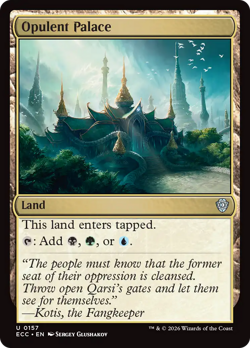 Opulent Palace 157 | NM Near Mint | ECC Lorwyn Eclipsed Commander Magic MTG - Image 1