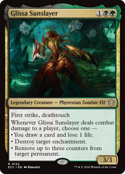 Glissa Sunslayer 122 | NM Near Mint | ECC Lorwyn Eclipsed Commander Magic MTG - Image 1