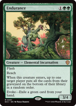 Endurance 51 | NM Near Mint | ECC Lorwyn Eclipsed Commander Magic MTG - Image 1