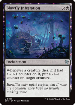 Blowfly Infestation 46 | NM Near Mint | ECC Lorwyn Eclipsed Commander Magic MTG - Image 1