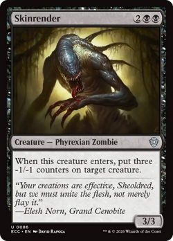 Skinrender 86 | NM Near Mint | ECC Lorwyn Eclipsed Commander Magic MTG - Image 1