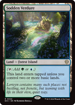 Sodden Verdure 24 | NM Near Mint | ECC Lorwyn Eclipsed Commander Magic MTG - Image 1