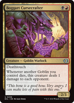 Boggart Cursecrafter 206 | NM Near Mint | ECL Lorwyn Eclipsed Magic MTG - Image 1