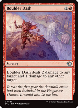 Boulder Dash 127 | NM Near Mint ◆FOIL◆ | ECL Lorwyn Eclipsed Magic MTG - Image 1