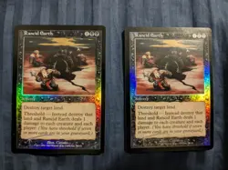 2x Rancid Earth - FOIL - Torment - MTG - Magic the Gathering - LP - Image 1