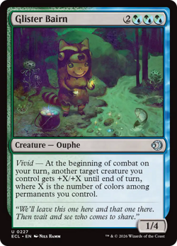 Glister Bairn 227 | NM Near Mint ◆FOIL◆ | ECL Lorwyn Eclipsed Magic MTG - Image 1