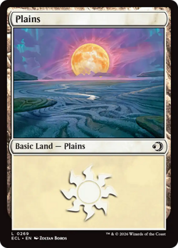 Plains 269 | NM Near Mint ◆FOIL◆ | ECL Lorwyn Eclipsed Magic MTG - Image 1