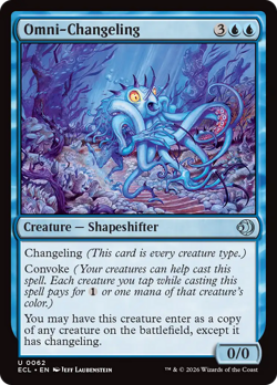 Omni-Changeling 62 | NM Near Mint ◆FOIL◆ | ECL Lorwyn Eclipsed Magic MTG - Image 1