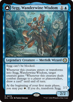 Sygg, Wanderwine Wisdom 76 | NM Near Mint | ECL Lorwyn Eclipsed Magic MTG - Image 1