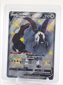 DUBWOOL V 2021 POKEMON SWSH SHINING FATES RARE SV120/SV122 Q4490 - Image 1