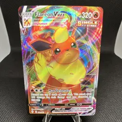 Pokemon Flareon VMAX Full Art Ultra Rare Holo Single Strike SWSH07 018/203 - Image 1