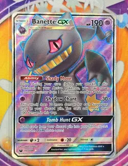 🔥Banette GX (Full Art) 157/168 SM-Celestial Storm Holo Pokemon TCG MINT-Purple - Image 3