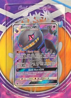 🔥Banette GX (Full Art) 157/168 SM-Celestial Storm Holo Pokemon TCG MINT-Purple - Image 5