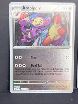 2x Pokemon ME02: Phantasmal Flames Holo Haunter 055/094 & Ambipom 079/094 Lot - Image 4