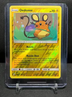 Dedenne 84/214 Reverse Holo Pokemon 2018 Lost Thunder - LP - Image 1