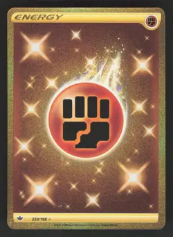 Fighting Energy 233/198 Pokemon TCG Chilling Reign LP - Image 1